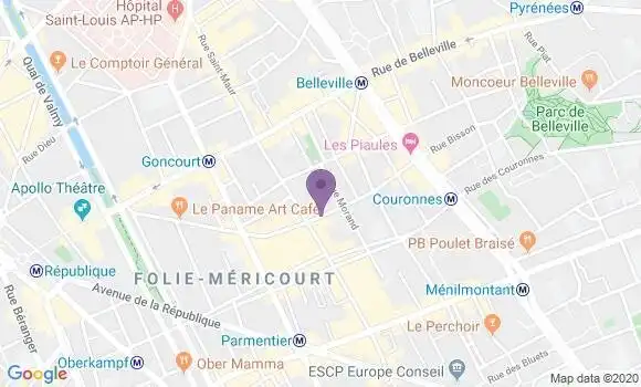 Localisation Viger Kohler Antoine