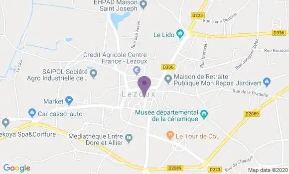Localisation Raymond Alexandre