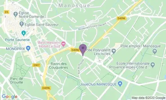 Localisation Broilliard Françoise