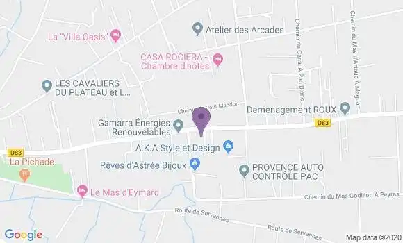 Localisation Pradels Virginie