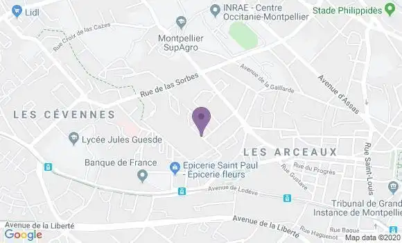 Localisation Dugay Samantha