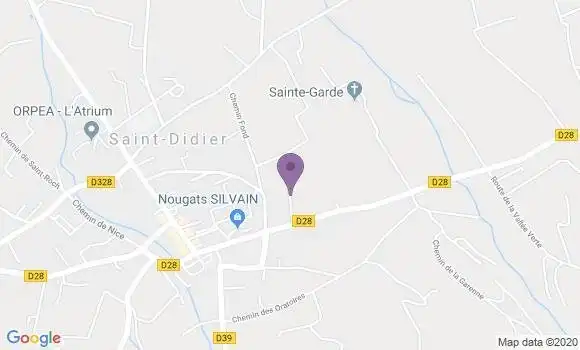 Localisation Zimbris Bernard