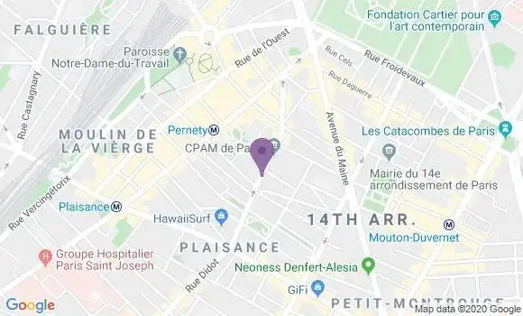 Localisation Lenack Etienne