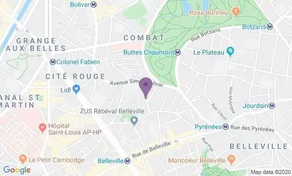 Localisation Toury Nicolas