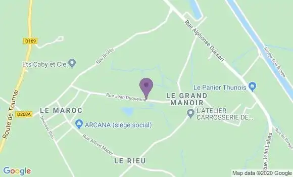 Localisation Schietse Damien