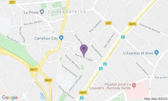 Localisation Mannessier Odile