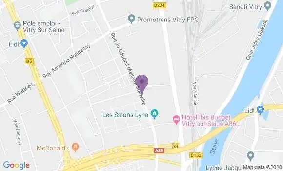 Localisation Moal Jean Yves