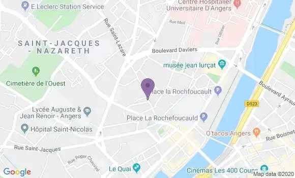Localisation Hubert Yves