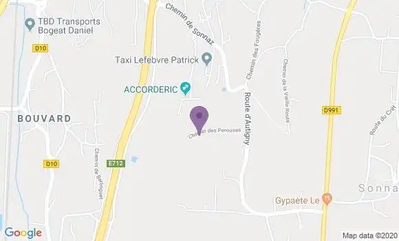 Localisation Dacquin Sandrine