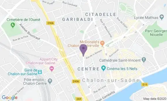 Localisation Saunier Daniel
