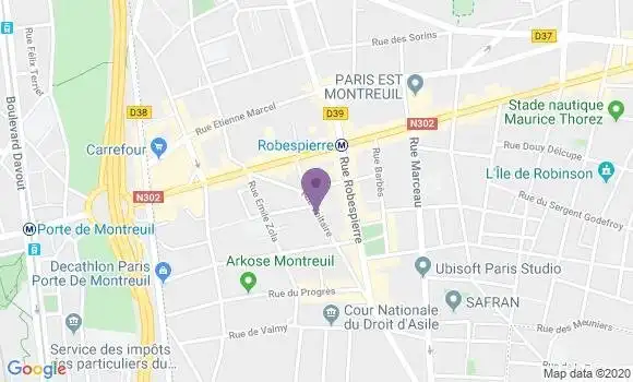 Localisation Boudrillet Laurent