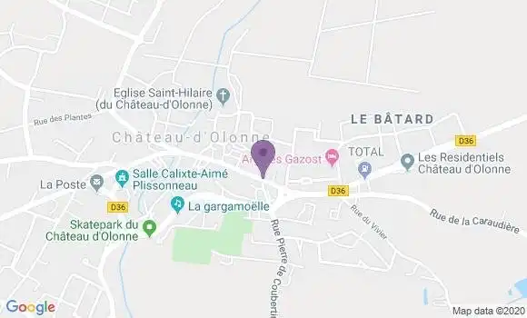 Localisation Dana Gilles
