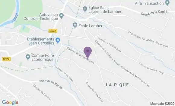 Localisation Cabanes Seguier Virginie