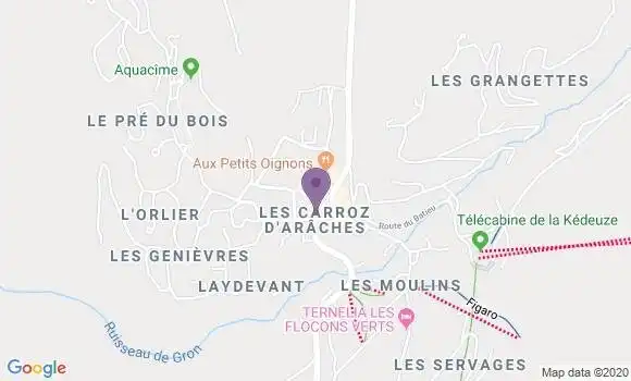 Localisation Cassoute Caroline