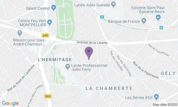 Localisation Verges Véronique