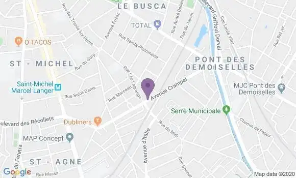 Localisation Tramond Antoine