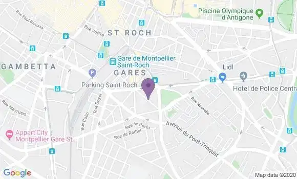 Localisation Saint Cricq Frédéric