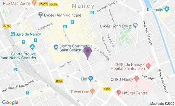 Localisation Manonviller Laurent