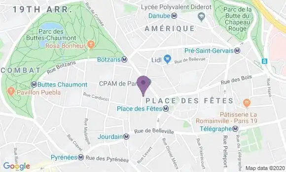 Localisation Rabineau Alexandre