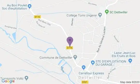 Localisation Geiswiller Pierre