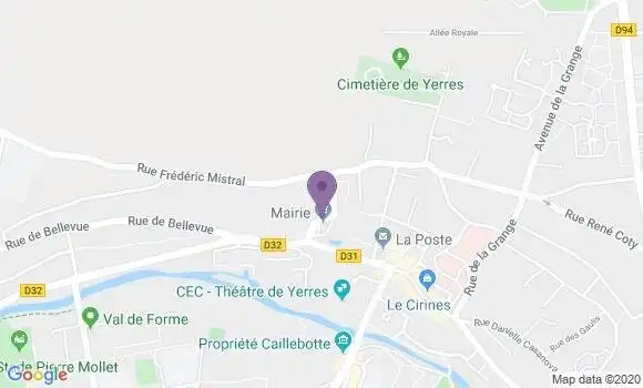 Localisation Ract Madoux Daphné