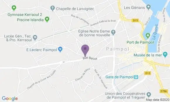 Localisation Ollivier Henry Sylvain