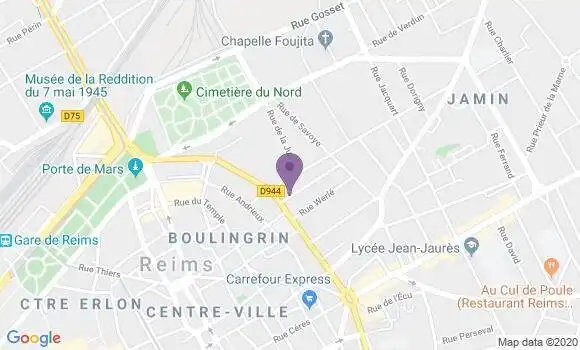 Localisation Teulier Bernard