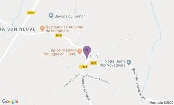 Localisation Bouche Julie