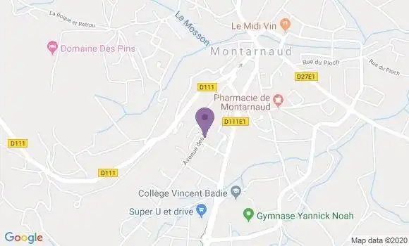 Localisation Millet Jean Yves