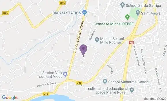 Localisation Sinama Pedre Marilyn