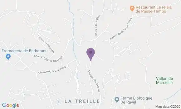 Localisation Graziani Jean Pierre