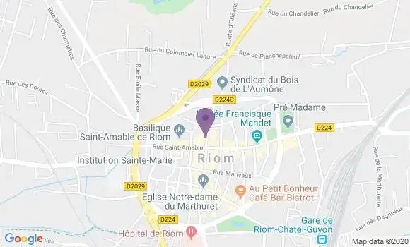 Localisation Loubat Pascale