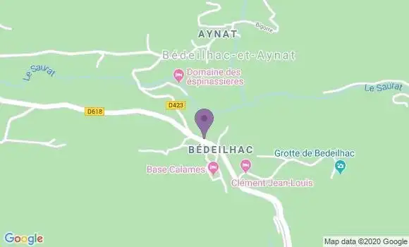 Localisation Benazet Patureau Patricia