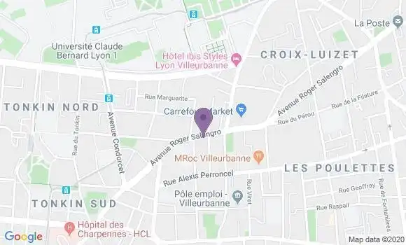 Localisation Trebignaud Jean Pierre