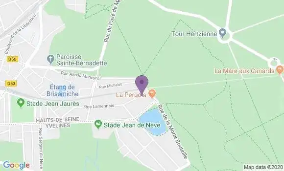 Localisation Andral Bernard