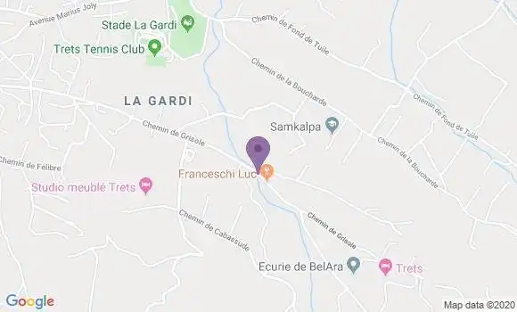 Localisation Caneppele François