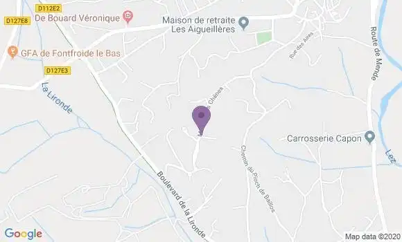Localisation Bourdeau Axelle