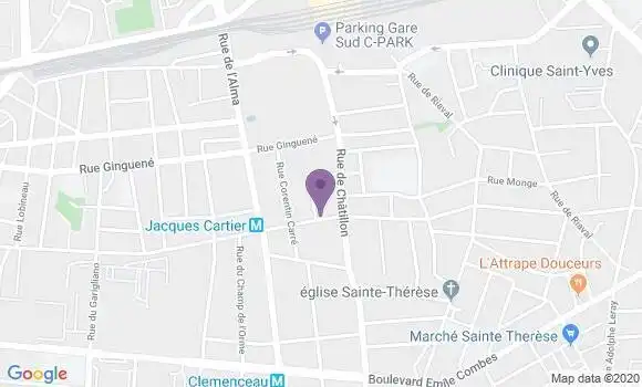 Localisation Huet David