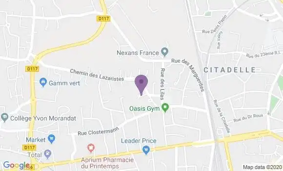 Localisation Perreaut Séverin