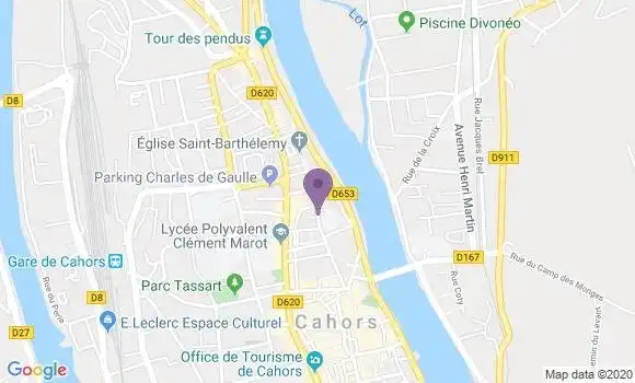 Localisation Delord Jean François