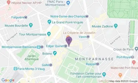 Localisation Granet Sébastien