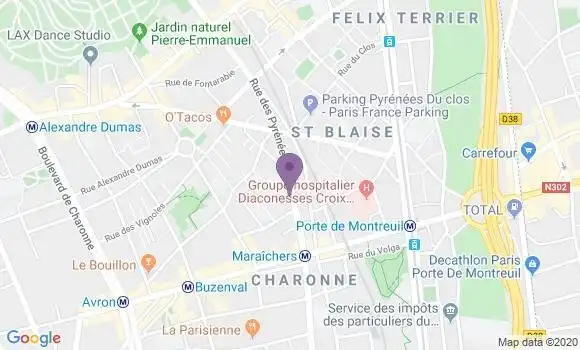 Localisation Kalus Christine