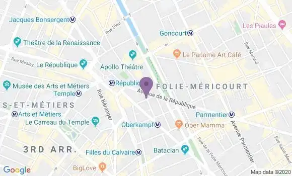 Localisation Thuillier Sophie