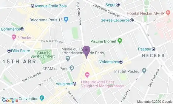 Localisation Beaugrand Bernard Maud