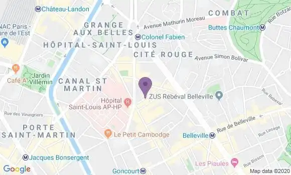 Localisation Guenette Samantha