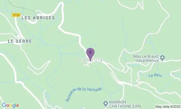 Localisation Guillet Busieau Pascale