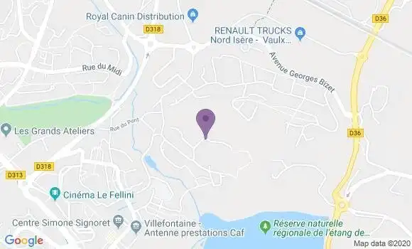 Localisation Maisonneuve Prevot Emilie