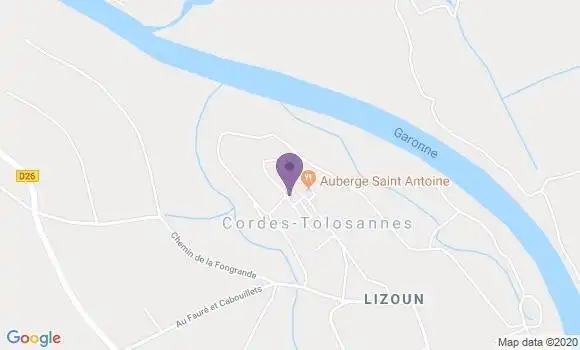 Localisation Dargelos Antoine