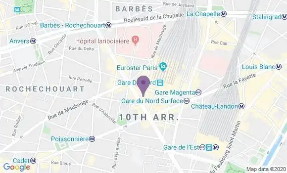 Localisation Cornu Thenard Raphaël