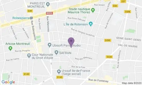 Localisation Lassailly Martin